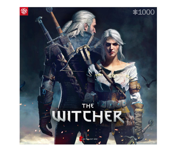 GOOD LOOT Gaming Puzzle: The Witcher (Wiedźmin): Geralt & Ciri Puzzles 1000 - 1068692 - zdjęcie